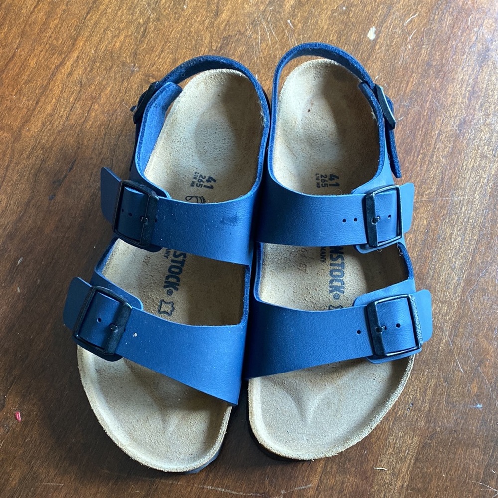 Bitkenstock size 41 navy blue brand new never worn